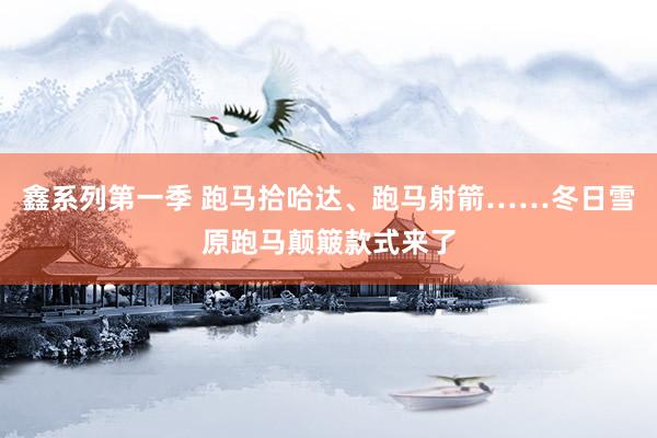 鑫系列第一季 跑马拾哈达、跑马射箭……冬日雪原跑马颠簸款式来了