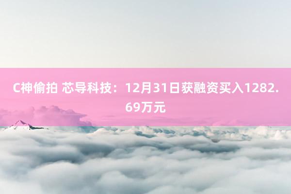 C神偷拍 芯导科技：12月31日获融资买入1282.69万元