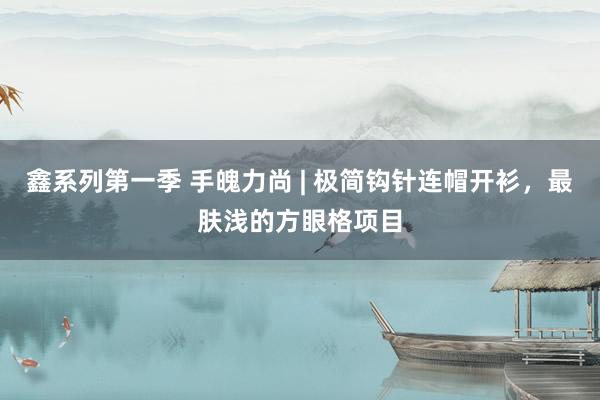 鑫系列第一季 手魄力尚 | 极简钩针连帽开衫，最肤浅的方眼格项目