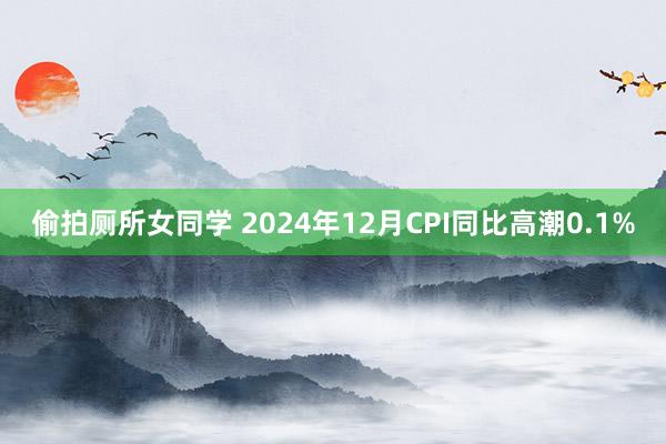 偷拍厕所女同学 2024年12月CPI同比高潮0.1%