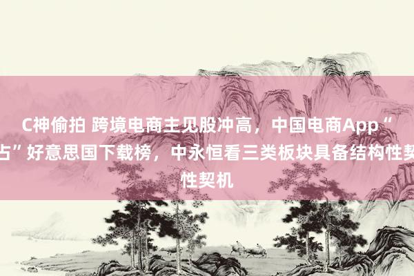 C神偷拍 跨境电商主见股冲高，中国电商App“攻占”好意思国下载榜，中永恒看三类板块具备结构性契机