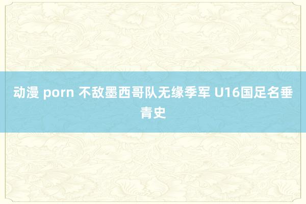 动漫 porn 不敌墨西哥队无缘季军 U16国足名垂青史
