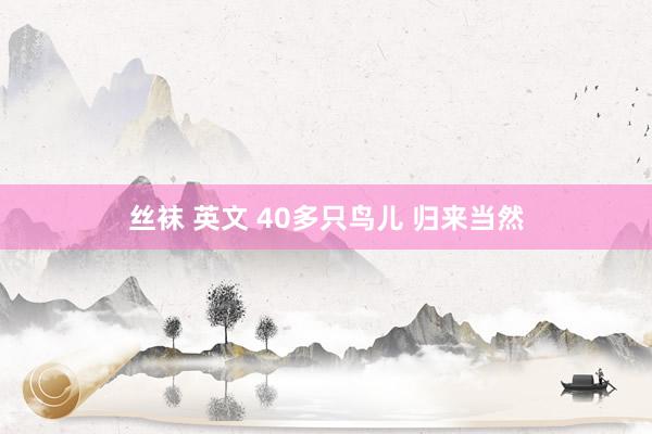 丝袜 英文 40多只鸟儿 归来当然